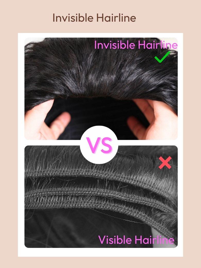 UNice Blend & Secure Half Wig Kinky Curly Glueless Wig for Beginners