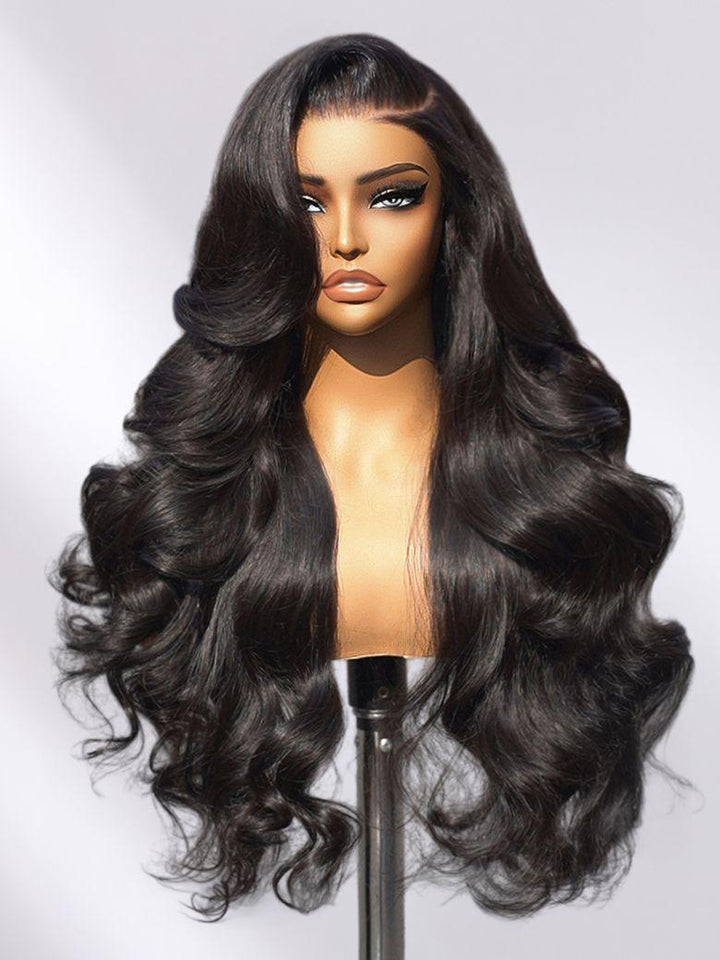 UNice 13x4 Pre-Everything? Transparent Lace Front 3D Body Wave Wig Real Ear To Ear With Invisi Drawstring Wig Lace Fit Better
