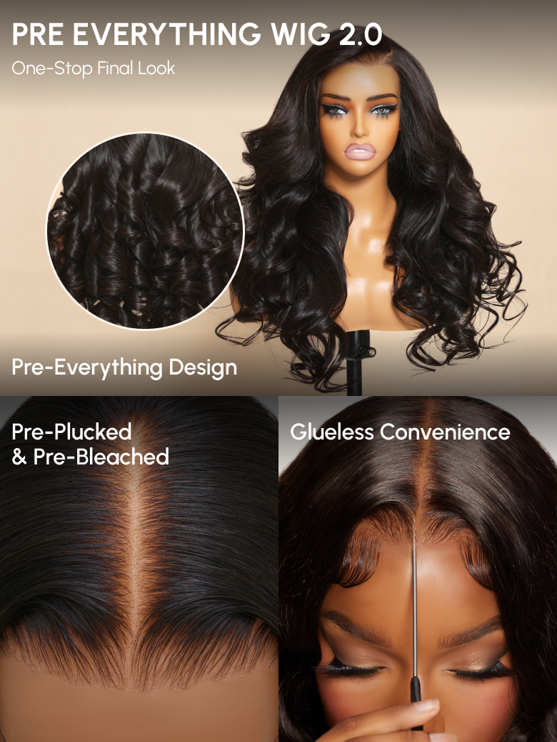 UNice 13x4 Lace Frontal Honey Blonde Highlights Body Wave Pre-Everything Wig