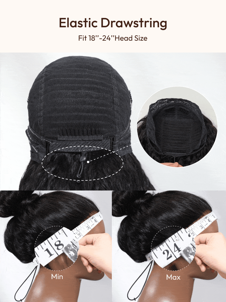 UNice HookFit Water Wave Headband Wig With Invisi Drawstring