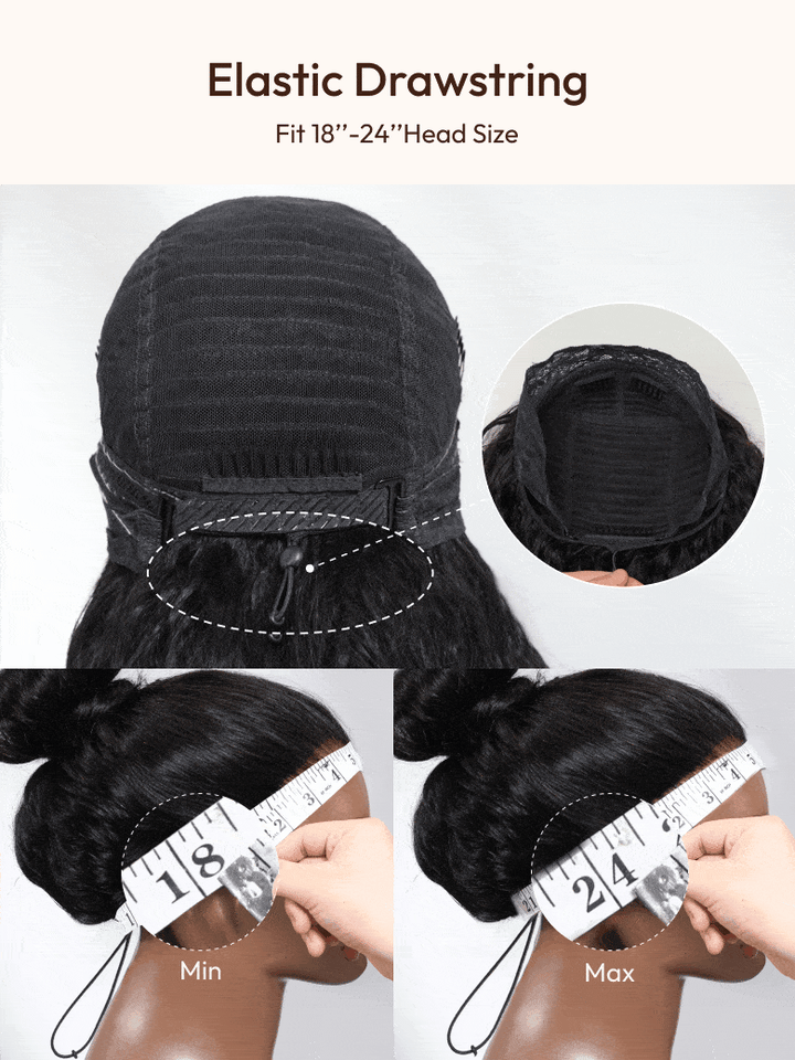 UNice HookFit Water Wave Headband Wig With Invisi Drawstring