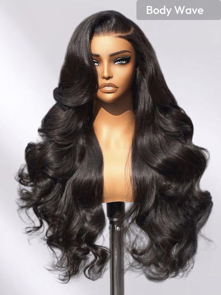 UNice HD Real Scalp? Wig 13x4 Invisible Lace Frontal Body Wave Black Wig