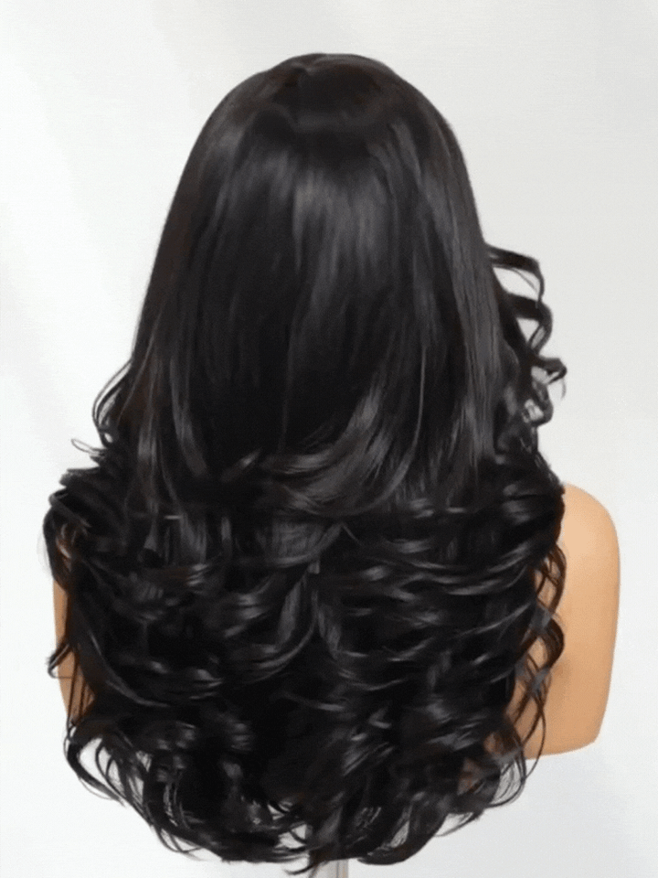 UNice 7x5 Bye-Bye Knots? & 13x4 Pre-Everything? Pull And Go Wig Glueless Wet & Wavy Water Wave With Invisi Drawstring With Free Baby Hair