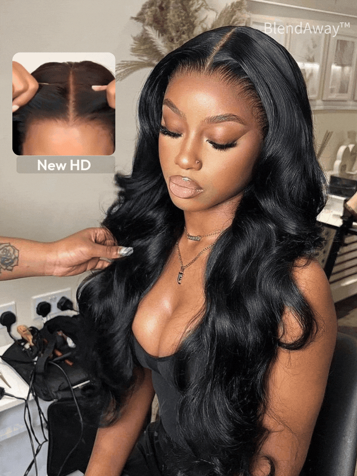 UNice 5x5 & 7x5 Thin HD BlendAway? Pre Cut Lace Closure Glueless Body Wave Affordable Wig with ByeBye-Knots Match All Skin Tones